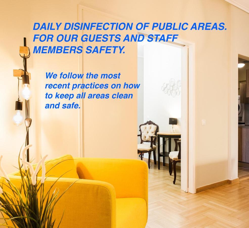 Safe Quiet Rooms In Apartment Close To Metro Station And Walk Acropolis Athen Eksteriør billede